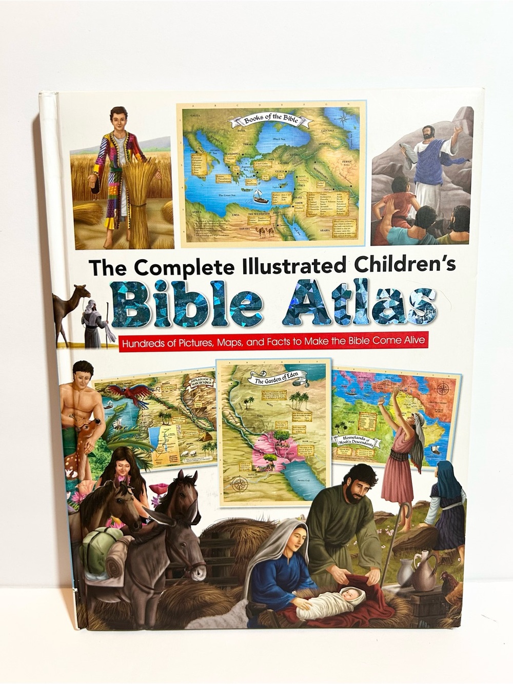 Complete Illustrated Children's Bible Atlas - hard plush cover